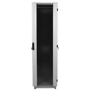 Шкаф телекоммуникационный напольный 33U (600 × 800) дверь стекло цвет чёрный ЦМО ШТК-М-33.6.8-1ААА-9005 30144549201