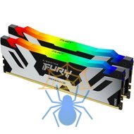 Память DDR5 2x24GB 6400MHz Kingston KF564C32RSAK2-48 Fury Renegade XMP RGB RTL Gaming PC5-51200 CL32 DIMM 288-pin 1.4В kit с радиатором Ret фото 2