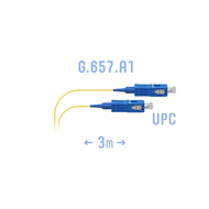 Шнур монтажный оптический SC/UPC SM G.657.A1 3 метра SNR SNR-PC-SC/UPC-A-3m (0, 9)