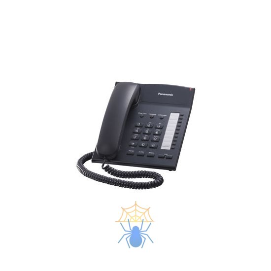 Телефон проводной Panasonic KX-TS2382RUB черный фото