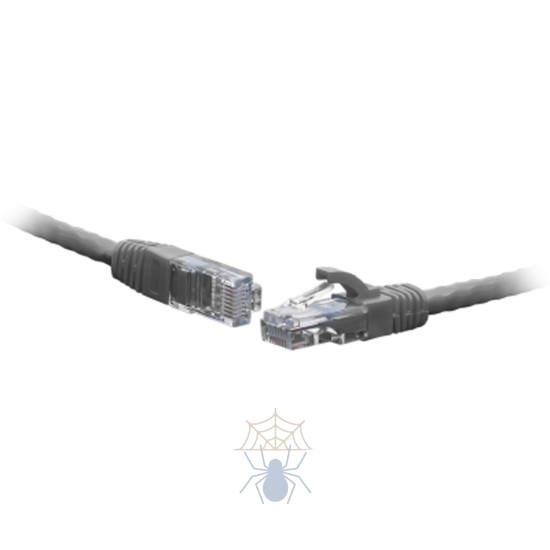 Коммутационный шнур U/UTP 4-х парный cat.5e 3.0м PVC standart серый фото