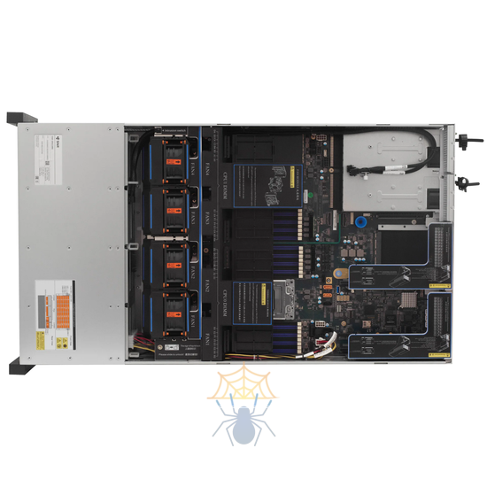 Серверная платформа SNR-SR4224RE, 4U, AMD EPYC, DDR4, 24xHDD, резервируемый БП фото 3
