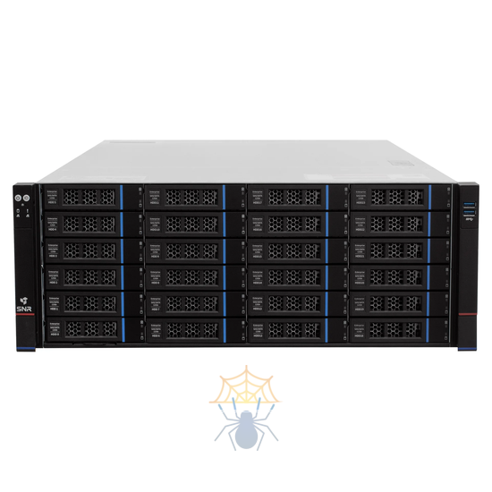 Серверная платформа SNR-SR4324RS  Rack 4U,2xXeon FCLGA4189(upto TDP 270),32xDDR4/3200MHz(upto 12TB),24xHDD LFF/SFF SATA,noRAID,upto2xM.2,3xPCIx8 riser,2x1200W фото