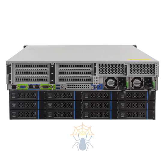 Серверная платформа SNR-SR4236RS  Rack 4U,2xXeon 1-2st Gen TDP 205W(LGA3647),24xDDR4/2666MHz(upto 3TB),36xHDD LFF/SFF SATA,noRAID,upto2xM.2,3xPCIx8 riser,2x1200W фото 3