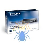 Easy Smart гигабитный 16-портовый коммутатор TP-LINK TL-SG1016DE
