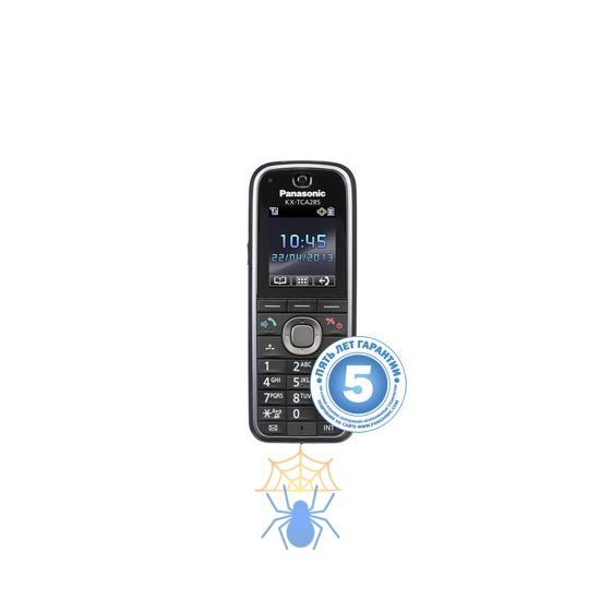 Микросотовый DECT-телефон Panasonic KX-TCA285RU черный (дополнительная трубка) фото