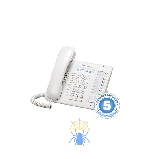 Системный телефон Panasonic KX-DT521RU белый фото