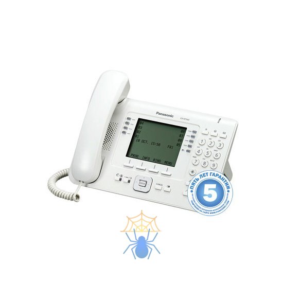 IP-телефон Panasonic KX-NT560RU белый фото