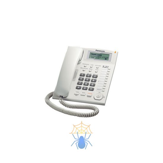 Телефон проводной Panasonic KX-TS2388RUW белый фото