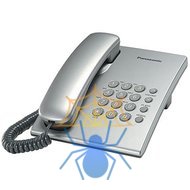 Телефон проводной Panasonic KX-TS2350RUS серебристый фото