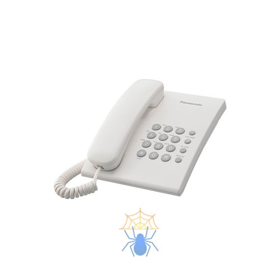Телефон проводной Panasonic KX-TS2350RUW белый фото
