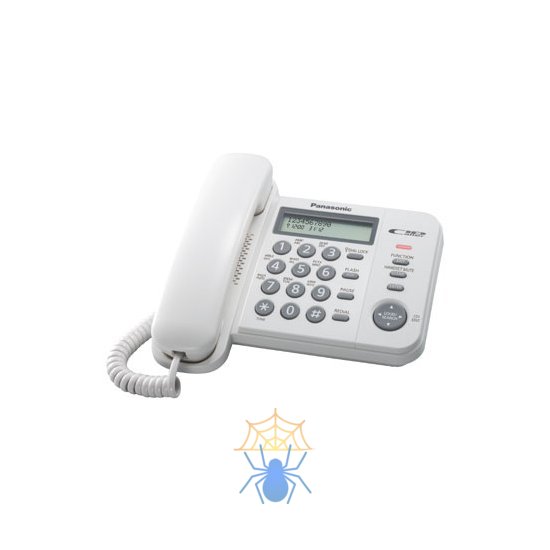 Телефон проводной Panasonic KX-TS2356RUW белый фото