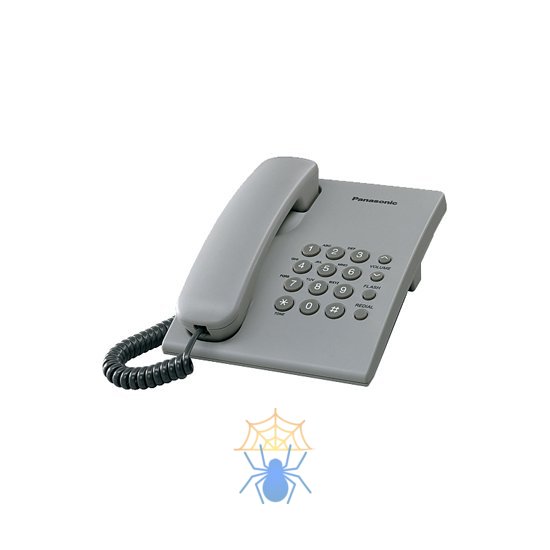 Телефон проводной Panasonic KX-TS2350RUT титан фото