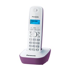 Радиотелефон Dect Panasonic KX-TG1611RUF фиолетовый/белый