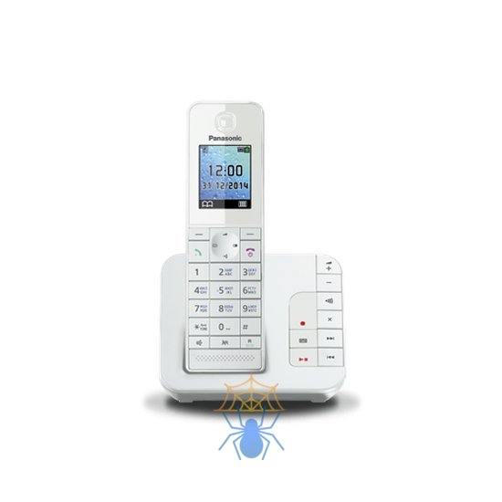 Радиотелефон Dect Panasonic KX-TGH220RUW белый фото