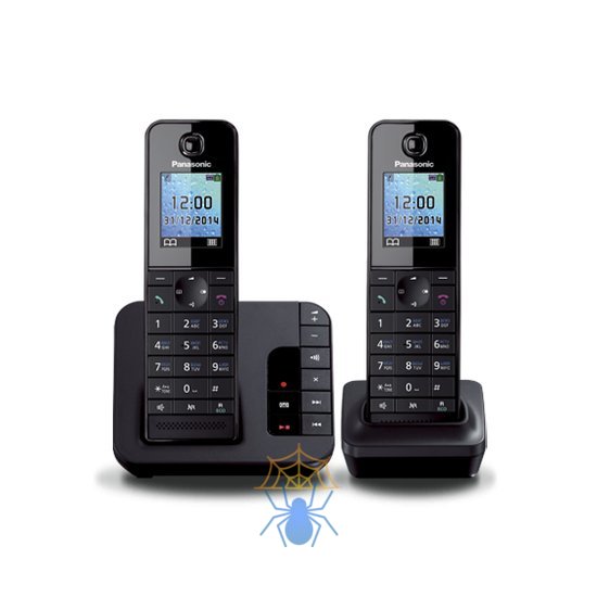 Радио-телефон Dect Panasonic черный KX-TGH222RUB фото