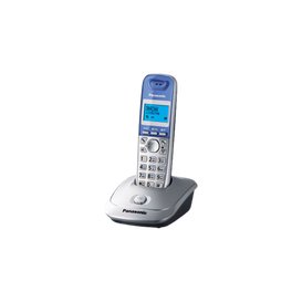 Радиотелефон Dect Panasonic KX-TG2511RUS серебристый-голубой