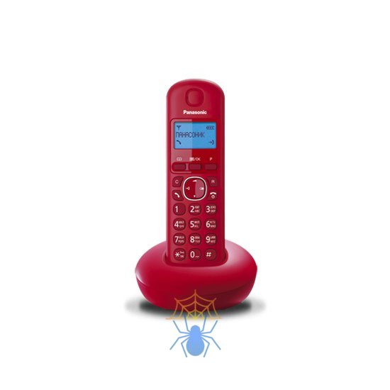 Радиотелефон Dect Panasonic KX-TGB210RUR красный фото