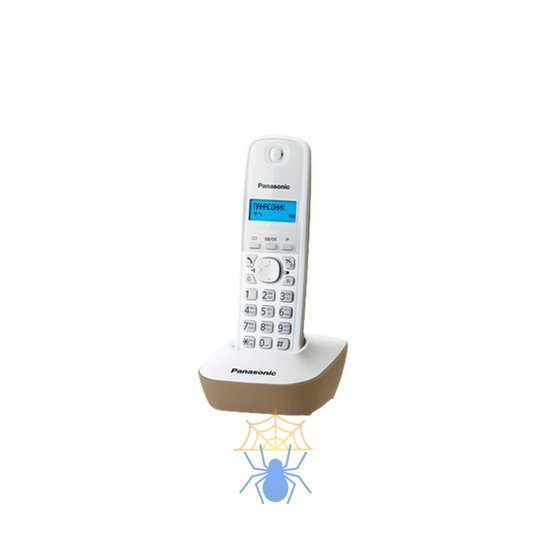 Радиотелефон Dect Panasonic KX-TG1611RUJ бежевый-белый фото