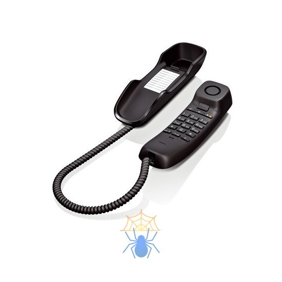 Телефон проводной Gigaset DA210 Черный