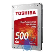 Жесткий диск Toshiba P300 HDD SATA 7.2k 3.5 500 Гб HDWD105UZSVA фото