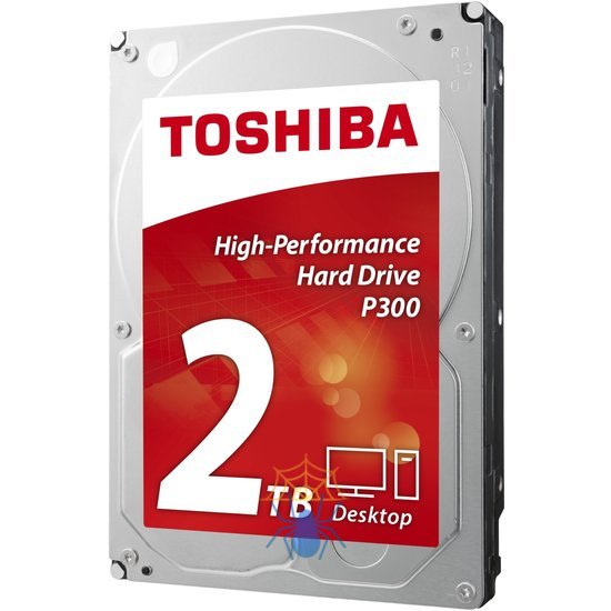 Жесткий диск Toshiba P300 HDD SATA 7.2k 3.5 2 Тб HDWD120UZSVA фото