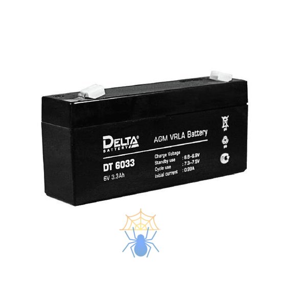 Аккумулятор Delta Battery DT 6033 (125мм) фото