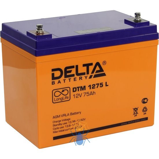 Аккумулятор Delta Battery DTM 1275 L фото