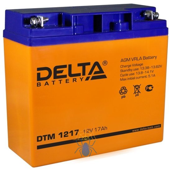 Аккумулятор Delta Battery DTM 1217 фото