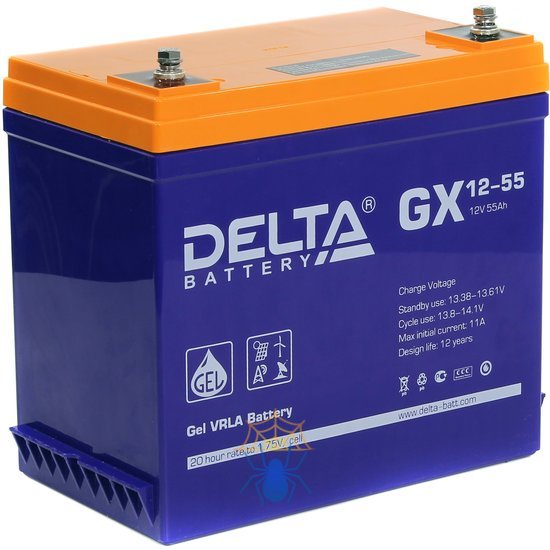 Аккумулятор Delta Battery GX 12-55 фото