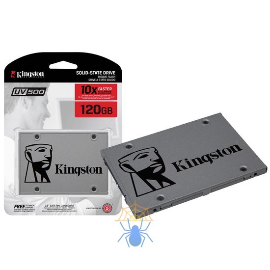 Твердотельный жесткий диск Kingston SSD SATA 2.5 120 Гб SUV500-120G фото