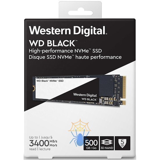 SSD накопитель Western Digital SSD PCIe M.2 500 Гб WDS500G2X0C