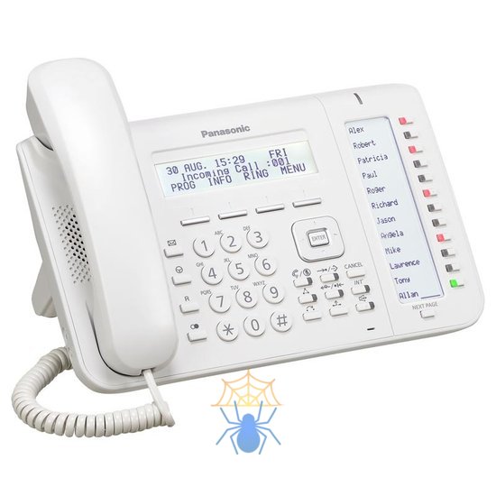 Телефон IP Panasonic KX-NT556RU белый фото