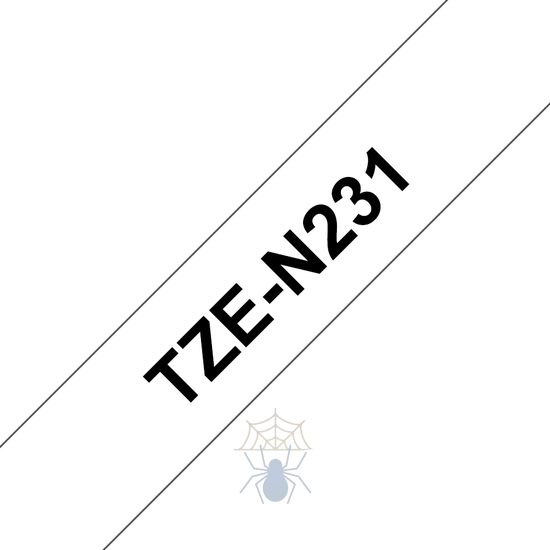 Неламинированная лента Brother TZe-N231 фото