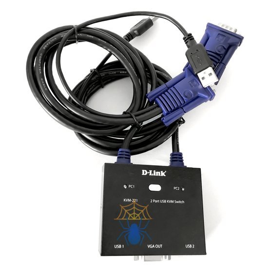 Переключатель KVM D-Link KVM-221