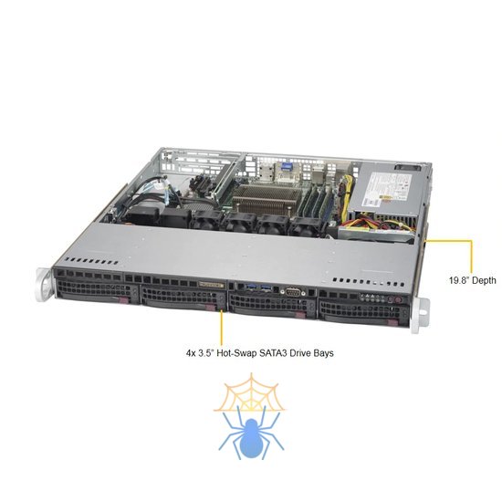 Сервер SuperMicro SYS-5019S-M2 фото