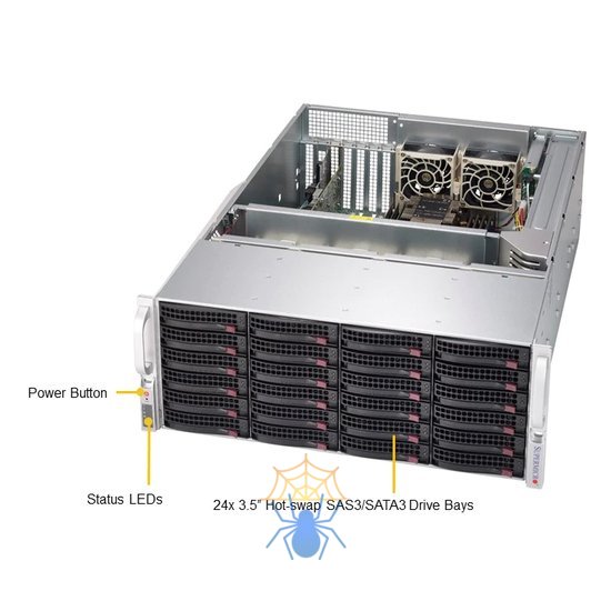 Сервер SuperMicro SSG-6049P-E1CR24H фото