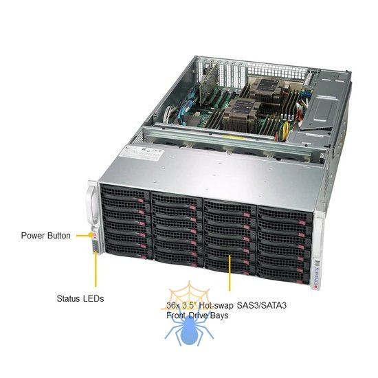 Сервер SuperMicro SSG-6049P-E1CR36L фото