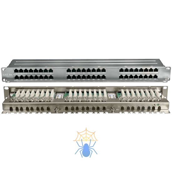 Патч-панель Hyperline PPHD-19-48-8P8C-C5E-SH-110D фото