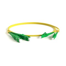 Патч-корд оптический Hyperline FC-D2-9-LC/AR-SC/AR-H-3M-LSZH-YL