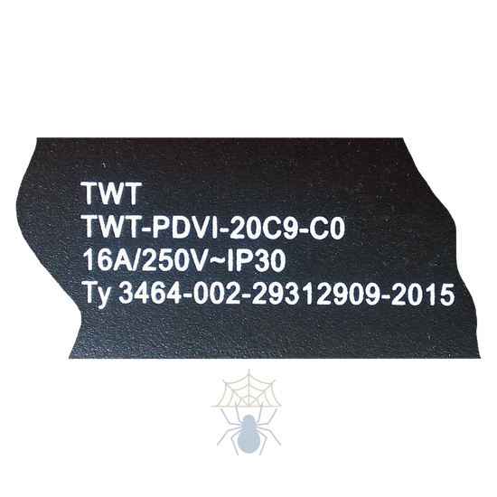 Блок розеток Lanmaster TWT-PDVI-20C9-C0