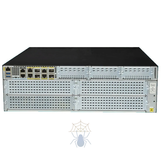 ISR4461/K9 Маршрутизатор Cisco ISR 4461 (2x10GE+4x1GE,3NIM,3SM,8G FLASH,4G DRAM) фото