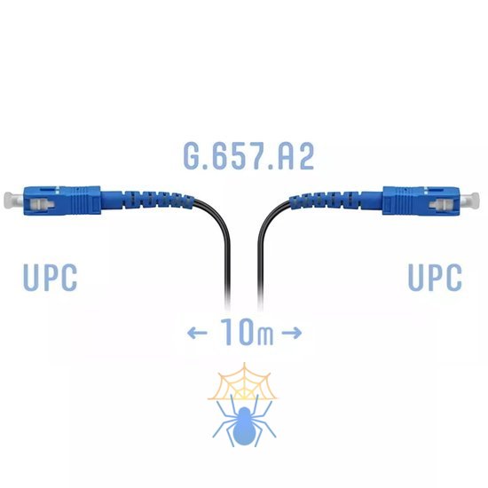 Патчкорд оптический FTTH SC/UPC, кабель 604-02-01, 10 метров фото