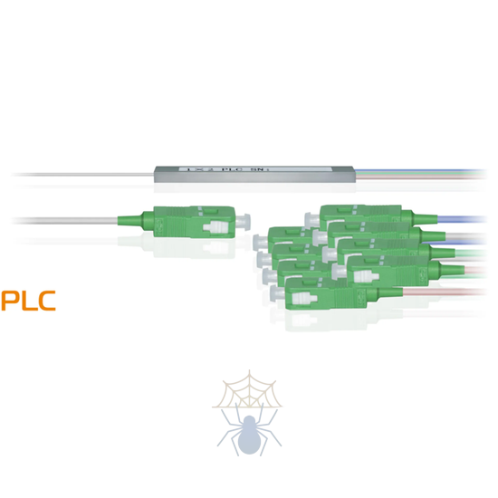 Делитель оптический планарный бескорпусный SNR-PLC-M-1x8-SC/APC фото