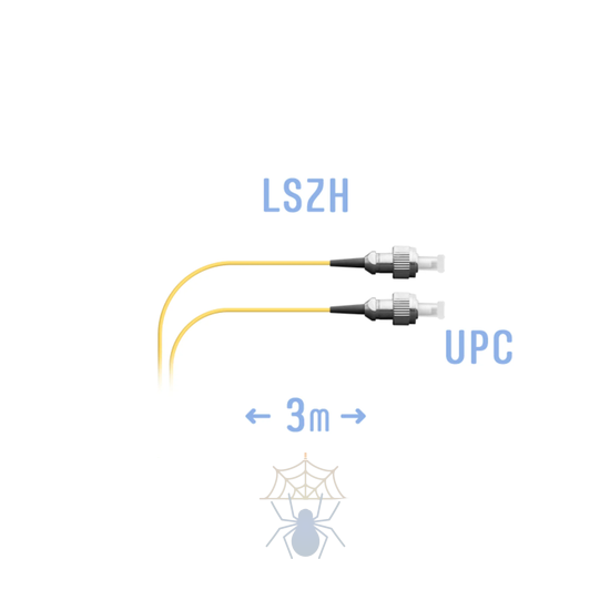 Шнур монтажный оптический FC/UPC SM 3м. (0,9мм) фото 2
