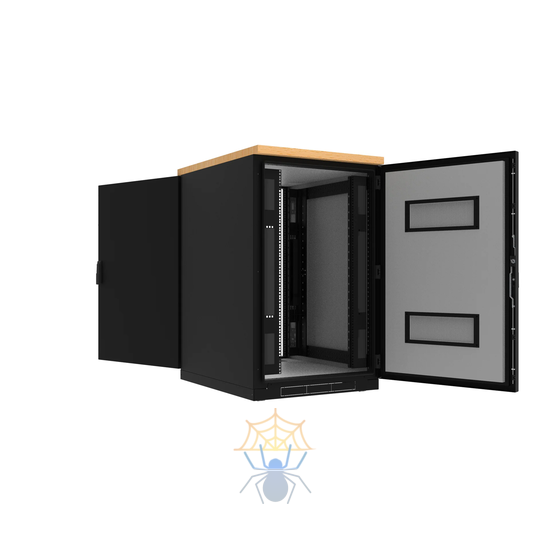 Шкаф напольный звукоизолированный 12U глубина 1000мм (охлаждение, контроль климата) фото