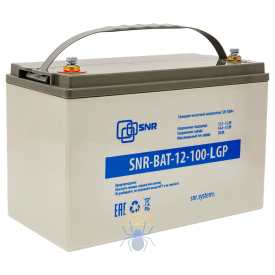 Свинцово-кислотный аккумулятор 12В 100Ач SNR SNR-BAT-12-100-LGP купить ...