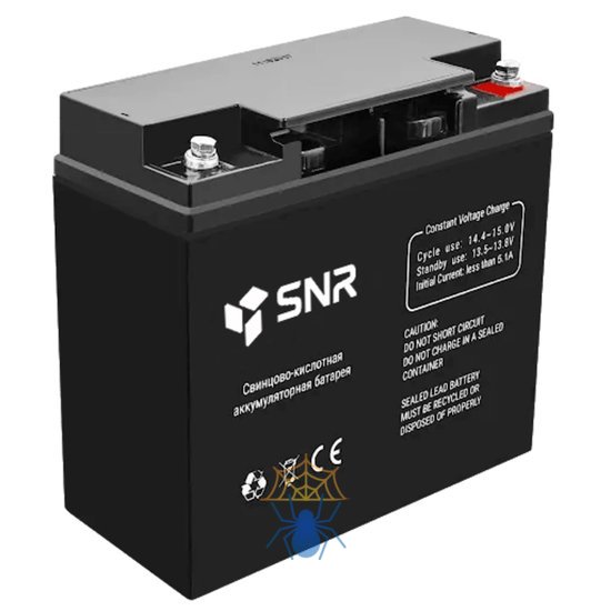 Свинцово-кислотный аккумулятор 12 В 18 Ач (SNR-BAT-12-18-GP) фото