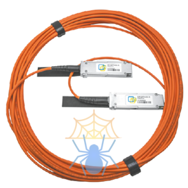 Модуль 100G QSFP28 AOC, дальность до 1м фото