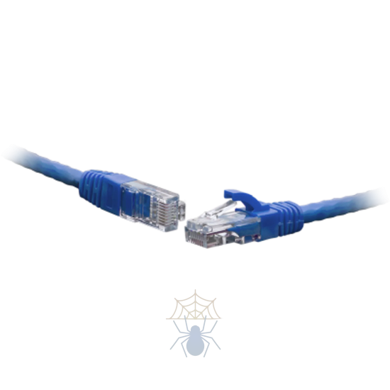 Коммутационный шнур U/UTP 4-х парный cat.6 2.0м LSZH standart синий фото